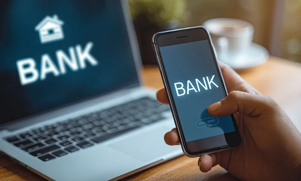 Aplicativo de banco digital rendendo 100% do CDI para guardar o dinheiro do desafio.