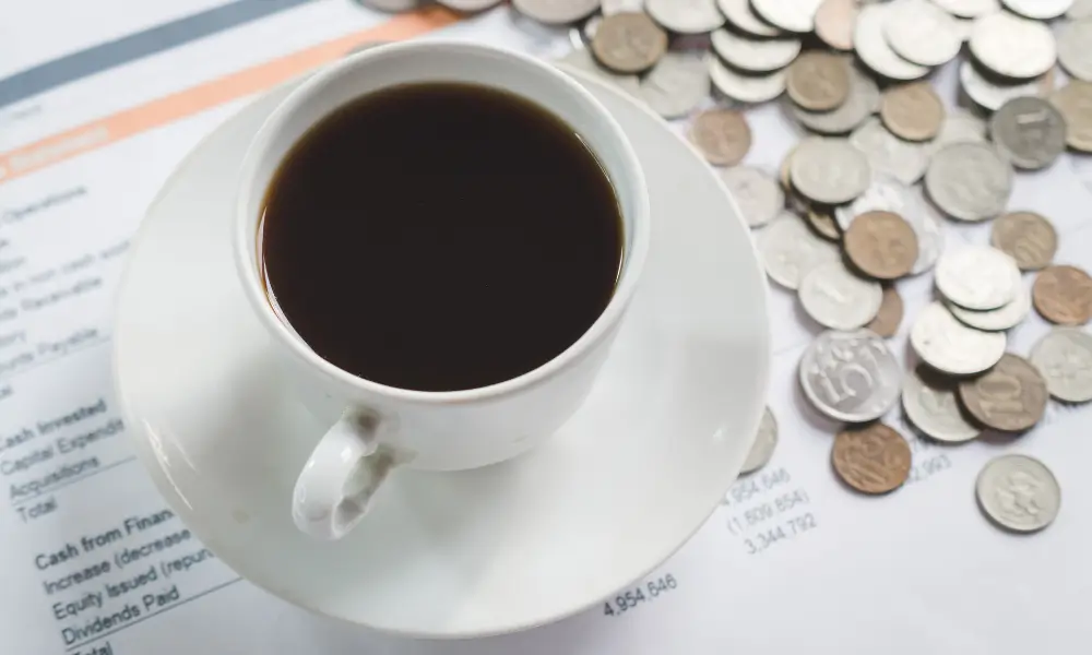 O custo do efeito cafezinho acumulado ao longo do tempo.